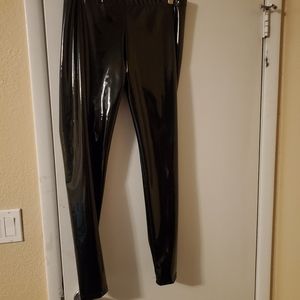 Black Vinyl leggings